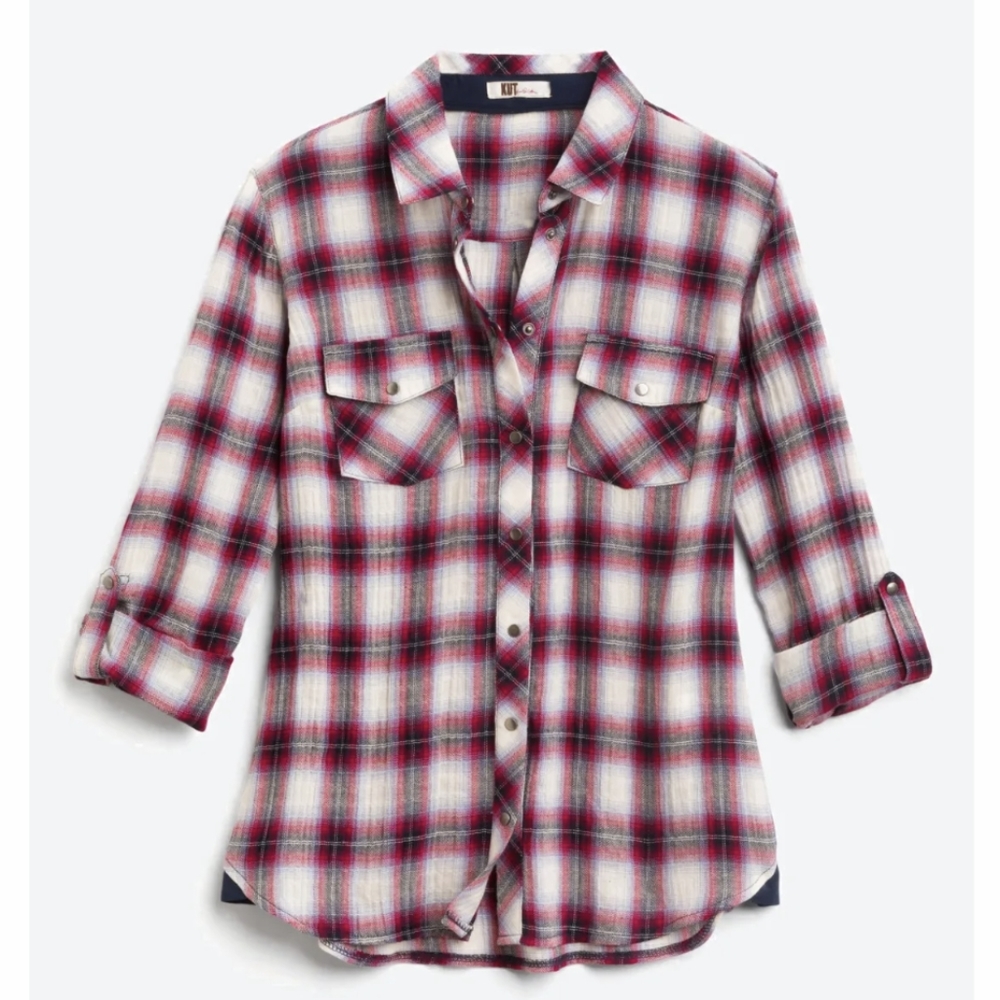 Kut From The Kloth Relaxed Button Down Top